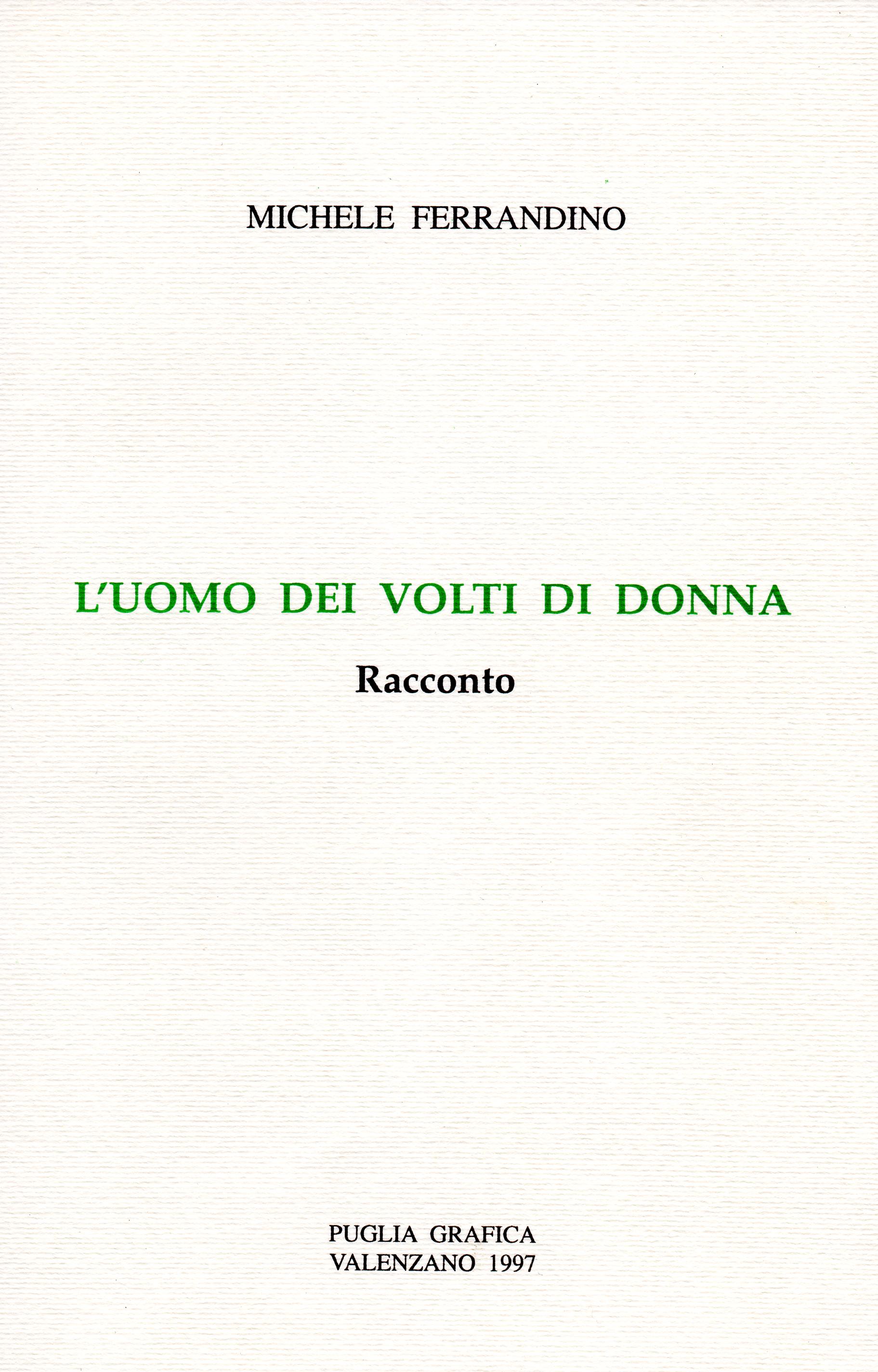 Copertina L'uomo dai volti di donna